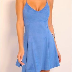 Marley Suede A-line Dress